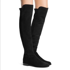Stuart Weitzman (50/50 ALL suede) Black Suede 38.5